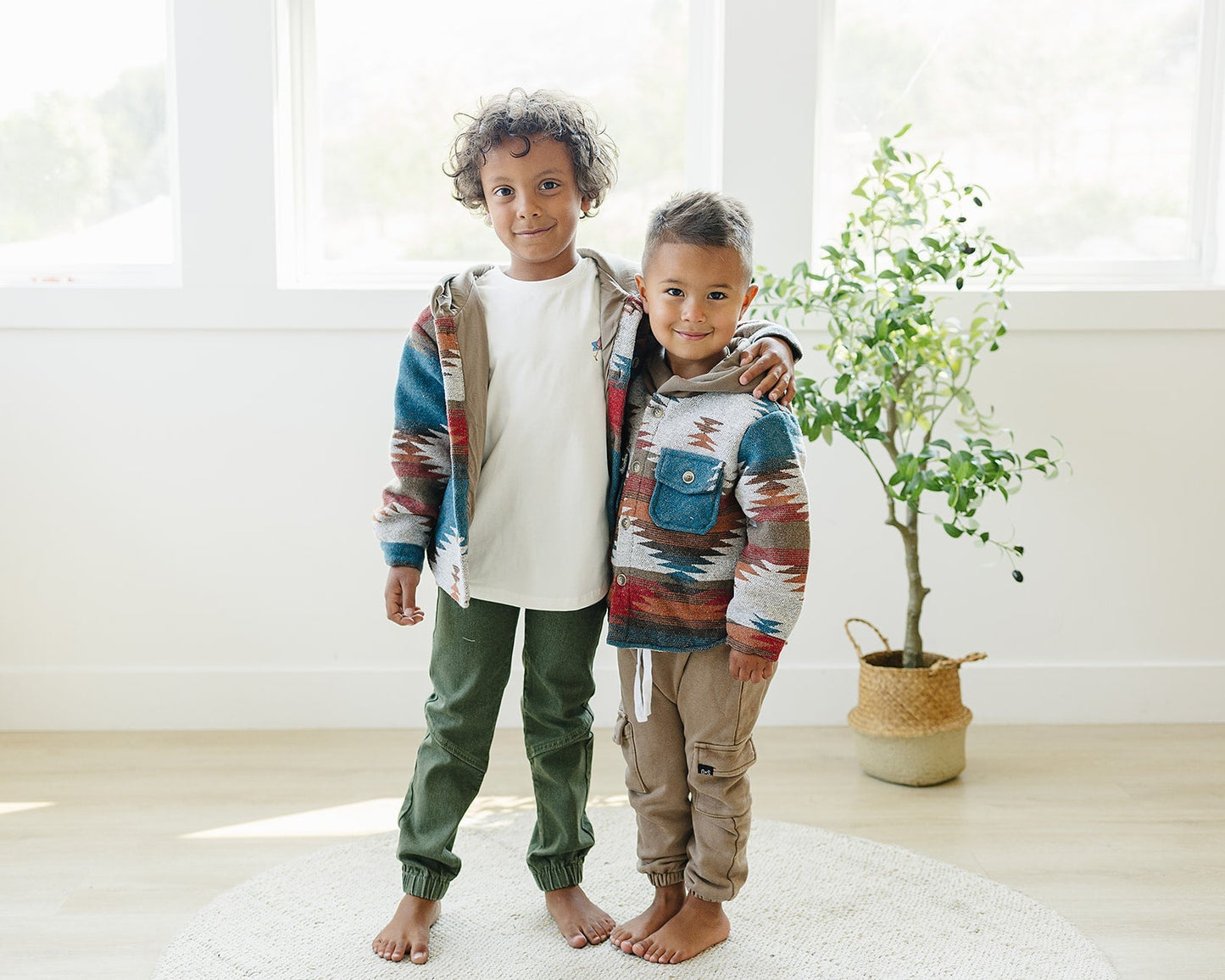 Aiden Southwest Hooded Shacket