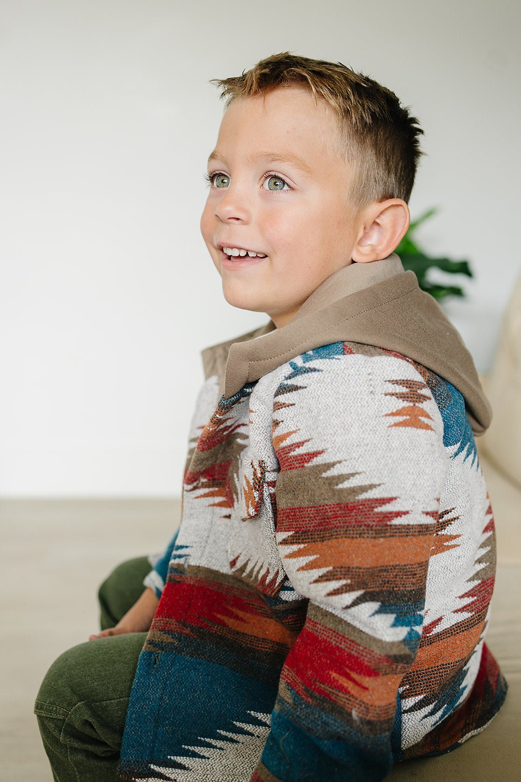 Aiden Southwest Hooded Shacket