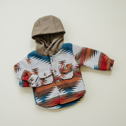 Aiden Southwest Hooded Shacket