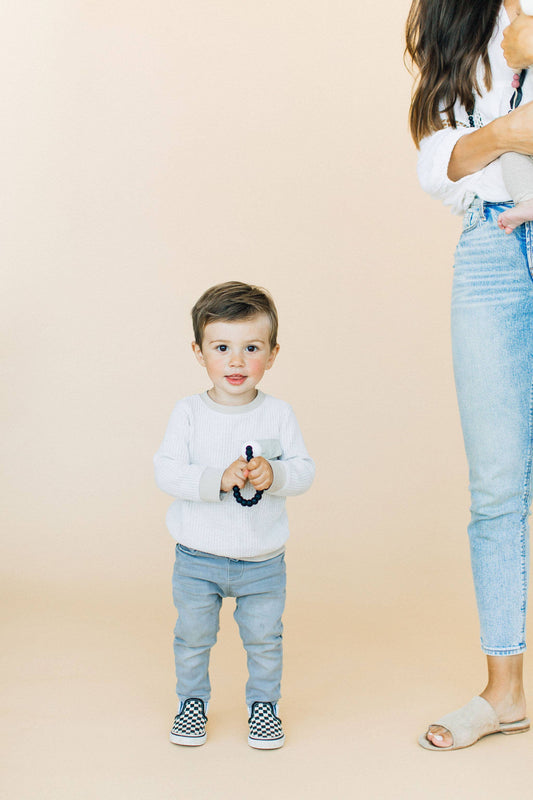 Teether Toy Rattle - Black