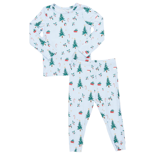 Kids Bamboo PJ Set | Holiday Cheer