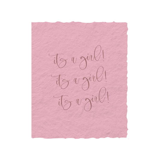 It's a Girl! | Greeting Card