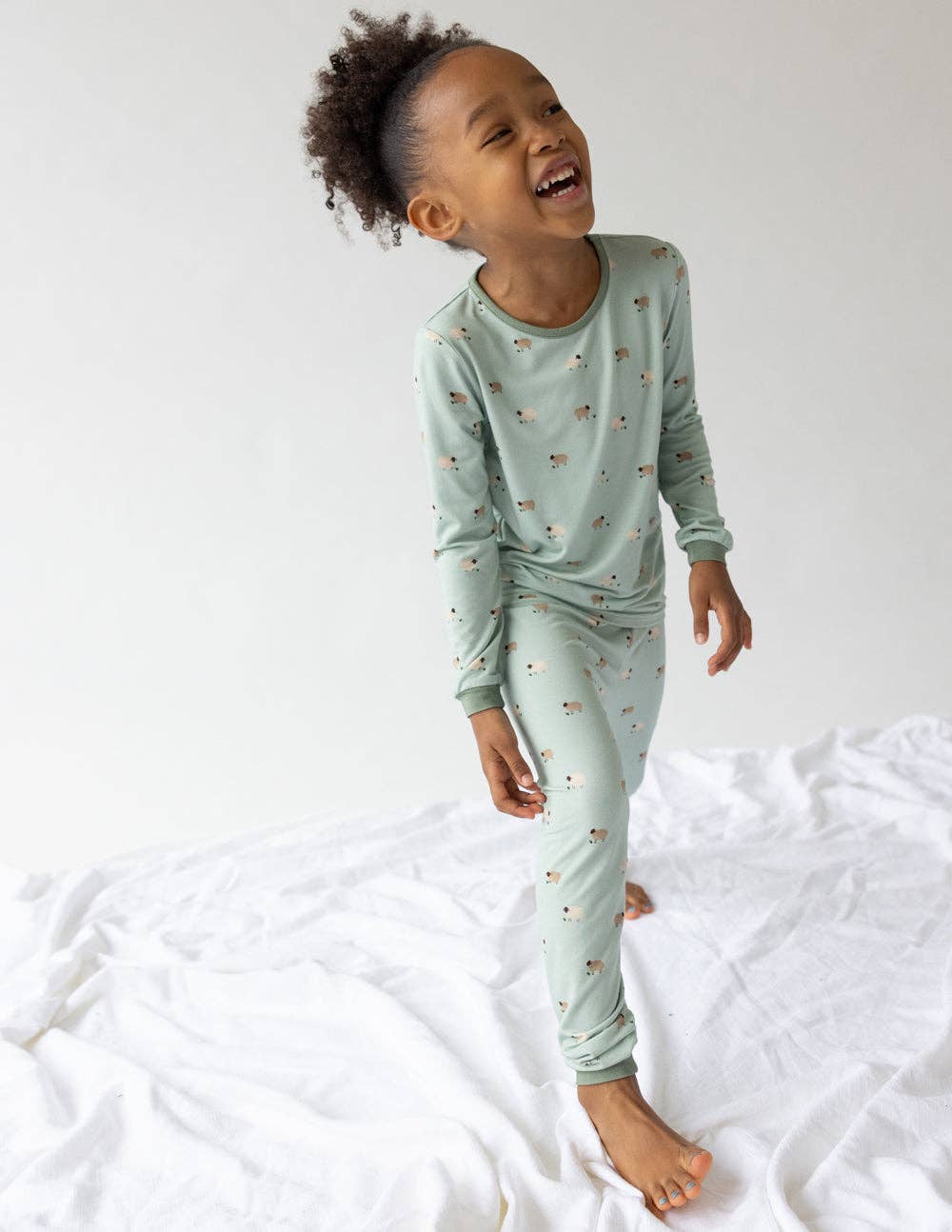 Lamb Bamboo Kids Pajama Set