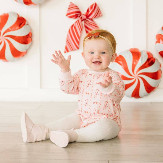 Candy Cane Lane | Christmas Long Sleeve Romper