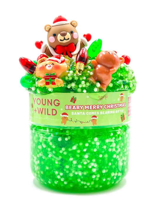 Beary Merry Christmas Slime