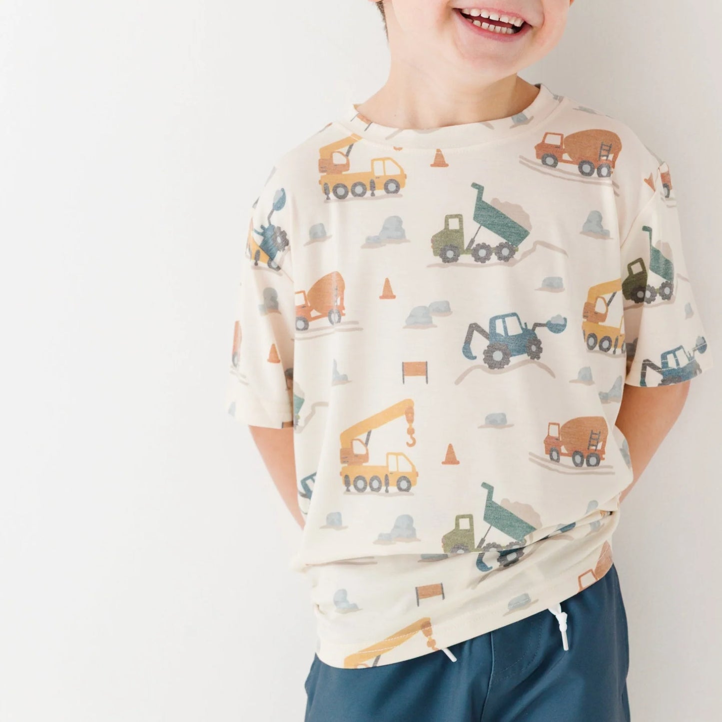 Construction Heathered Bamboo Tee