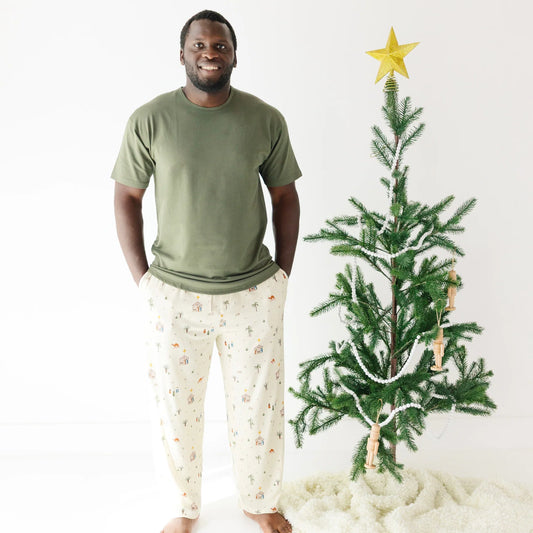 Ribbed Bamboo Straight Leg PJ Pants | Nativity