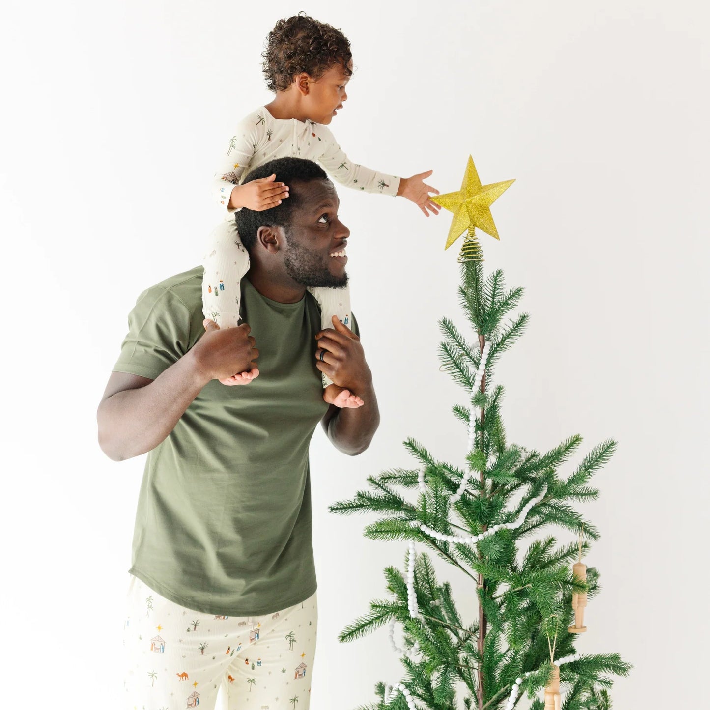 Nativity Christmas PJ Set | Men's Top & Bottom