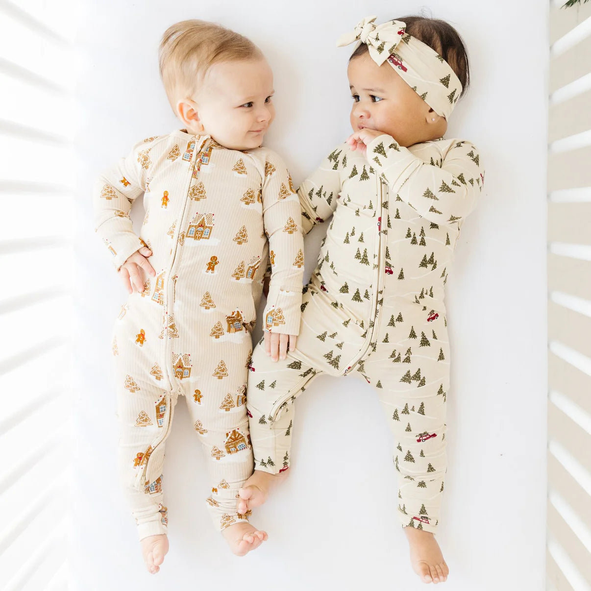 Bamboo Sleeper w/ Fold-Over Feet | Gingerbread Houses