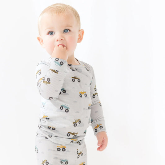 Bamboo Pajama Set | Monster Trucks