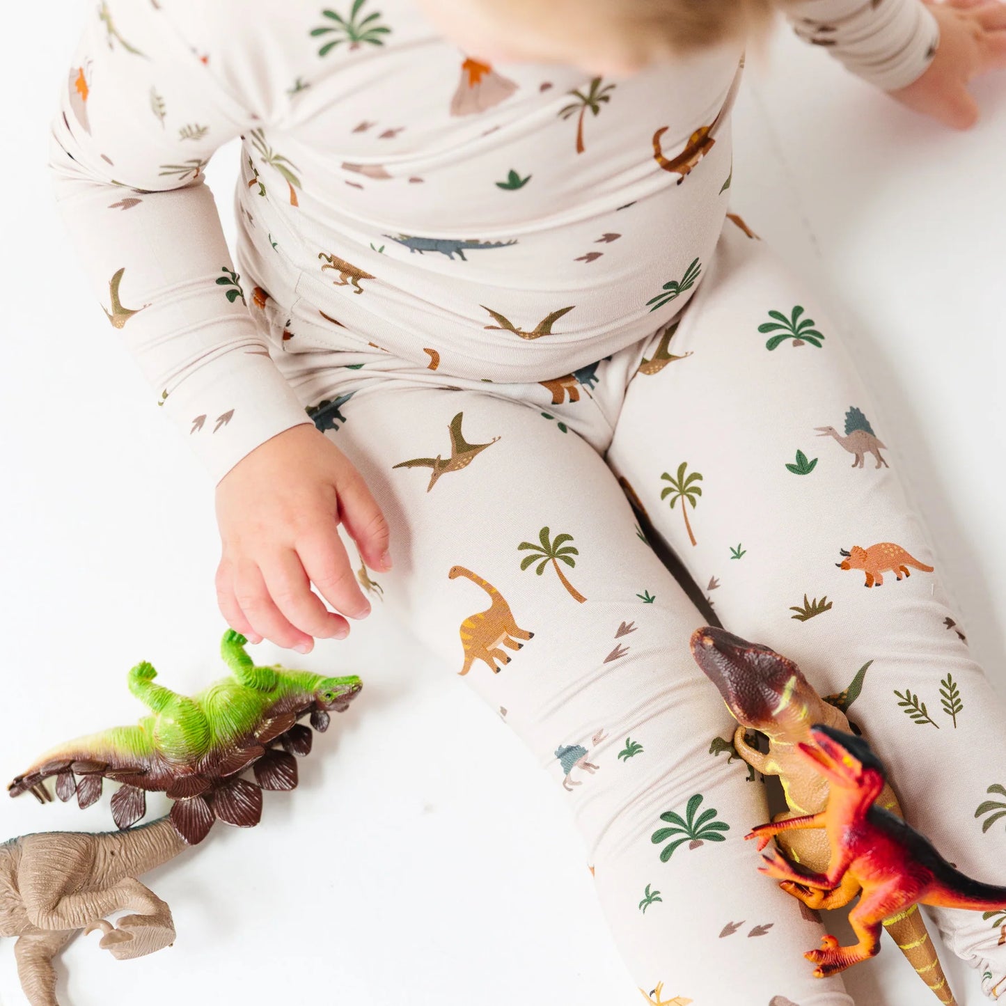 Bamboo Pajama Set | Prehistoric Dinosaurs