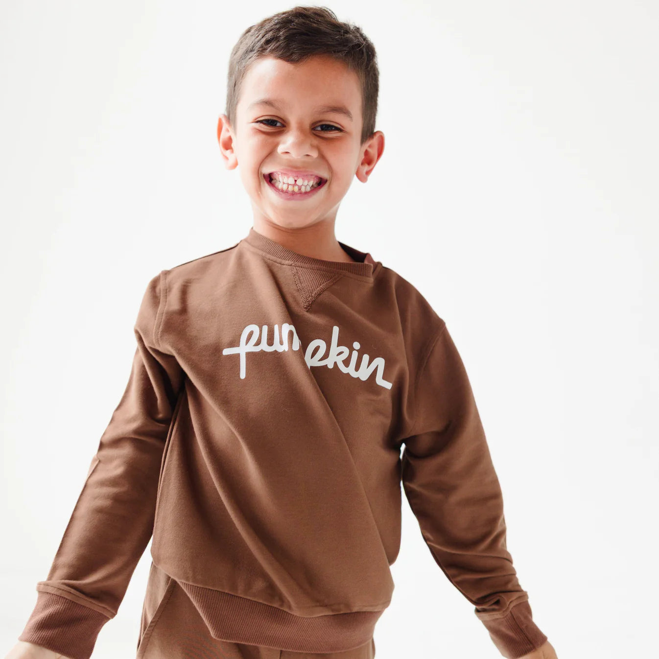 Pumpkin Pinecone French Terry Pullover