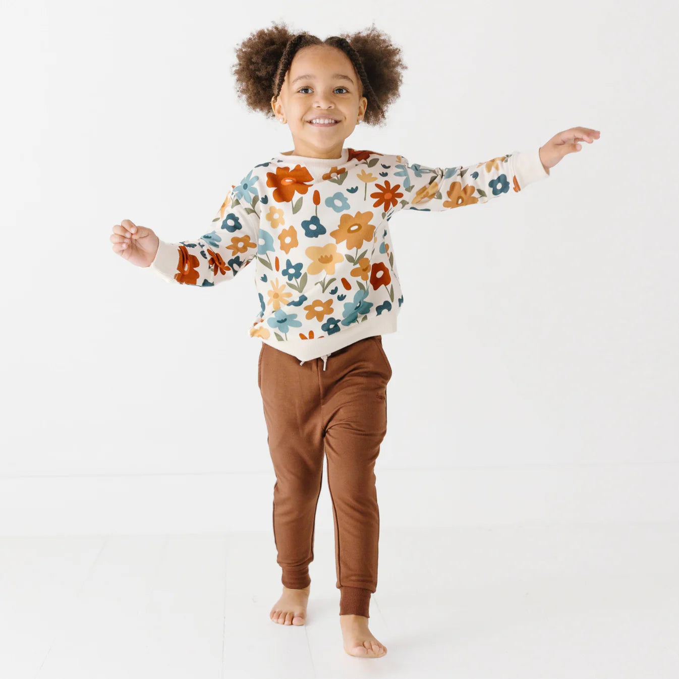 Autumn Meadow Bamboo French Terry Pullover