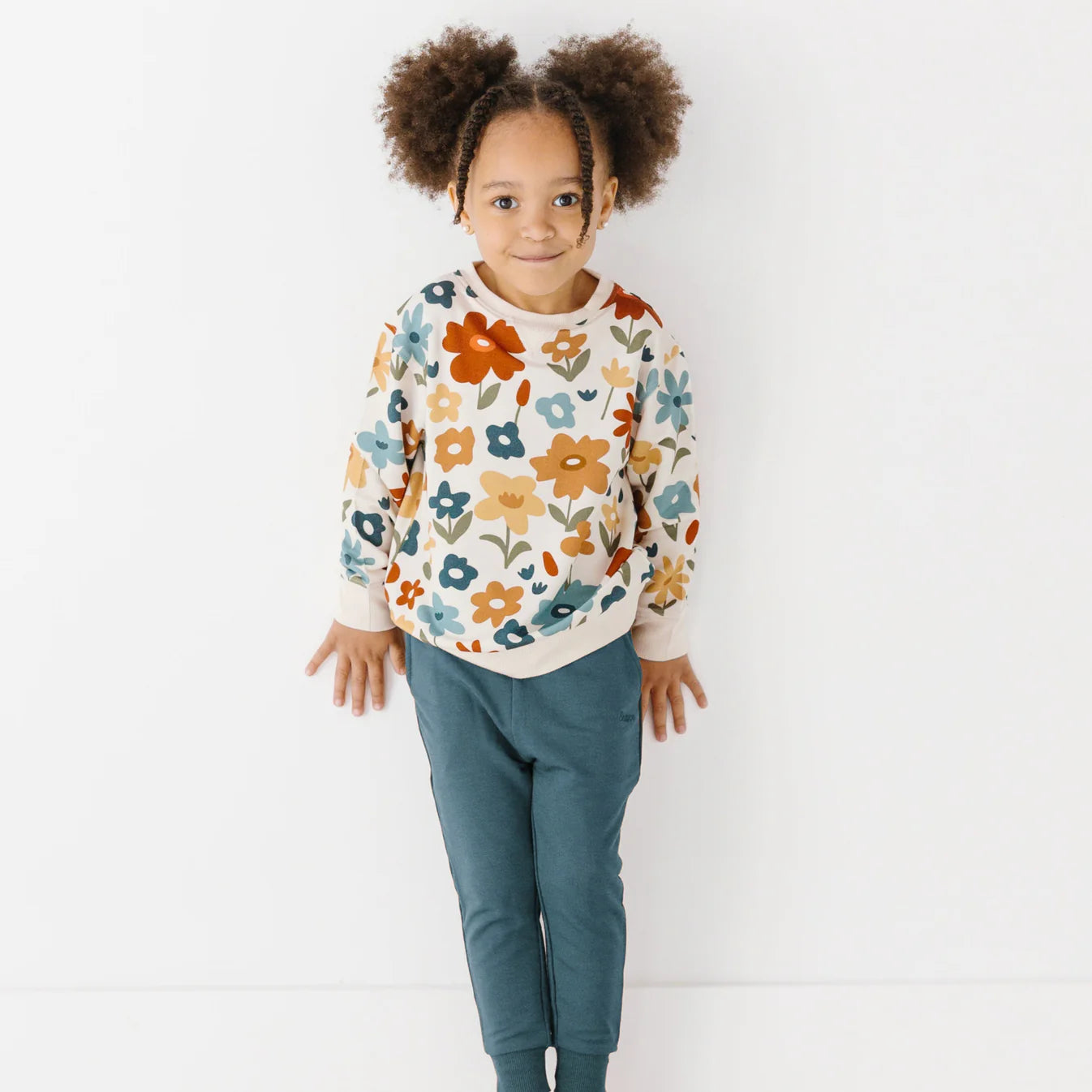 Autumn Meadow Bamboo French Terry Pullover