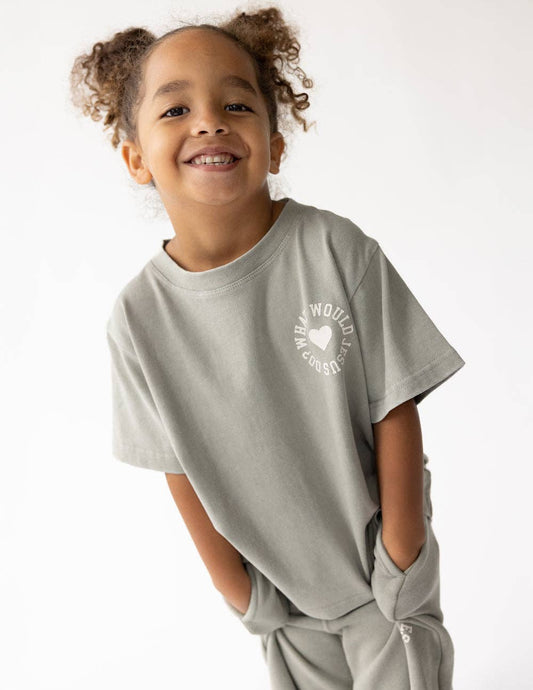 WWJD Varsity Kids Tee
