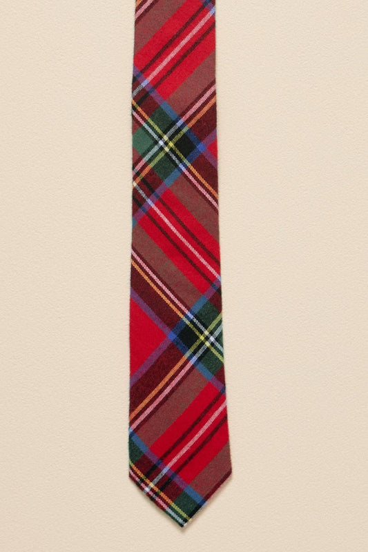 Mens Tie | Holiday Plaid