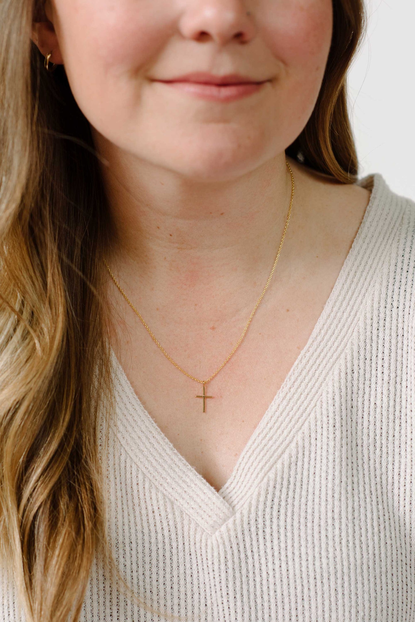 Momma + Me Matching Cross Necklace Set