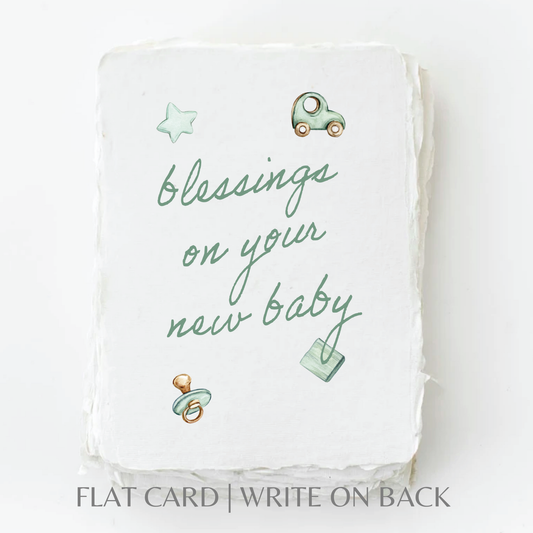 Blessings On Your New Baby | Religious/Christian Greeting Card