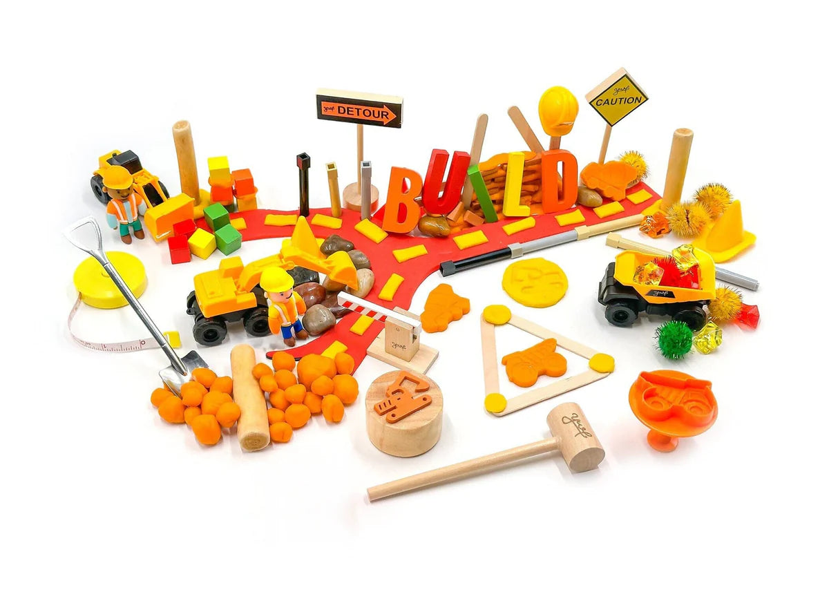 Construction Sensory Dough Bag