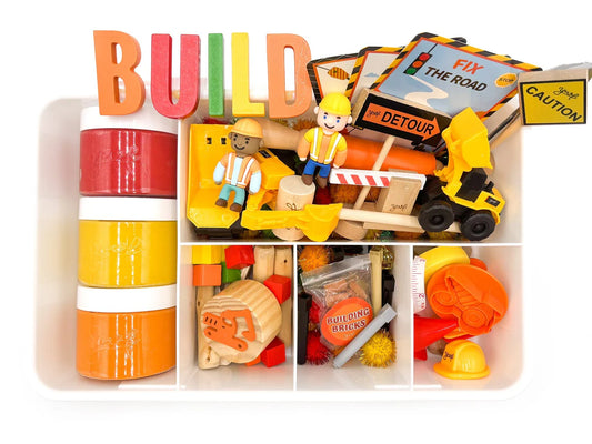 Construction Sensory Dough Bag