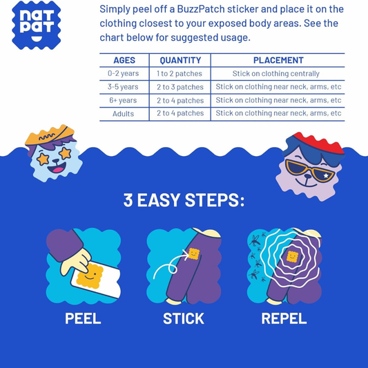 Mosquito Patches | Natural Insect Repellent