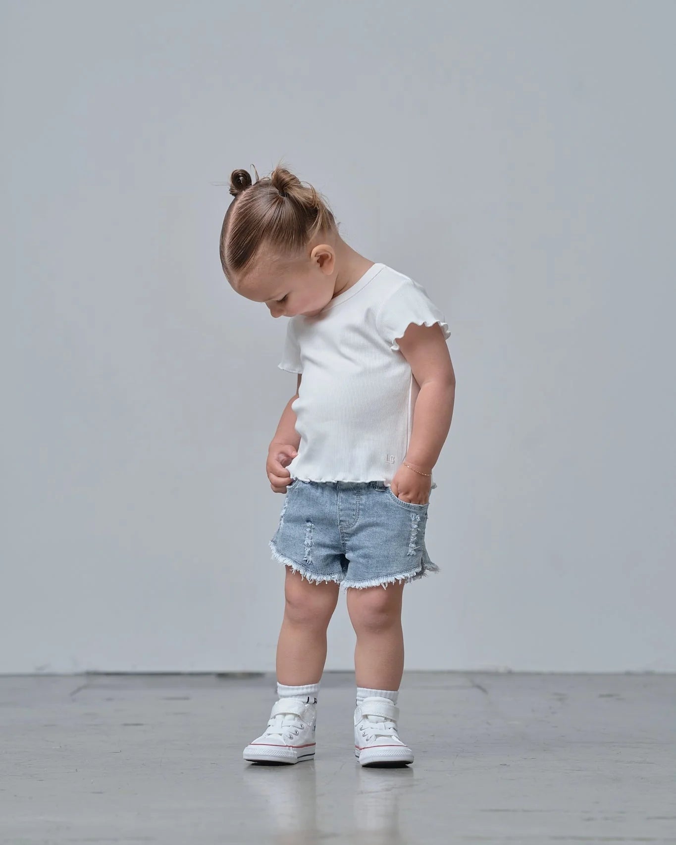 Denim Shorties | Light Wash