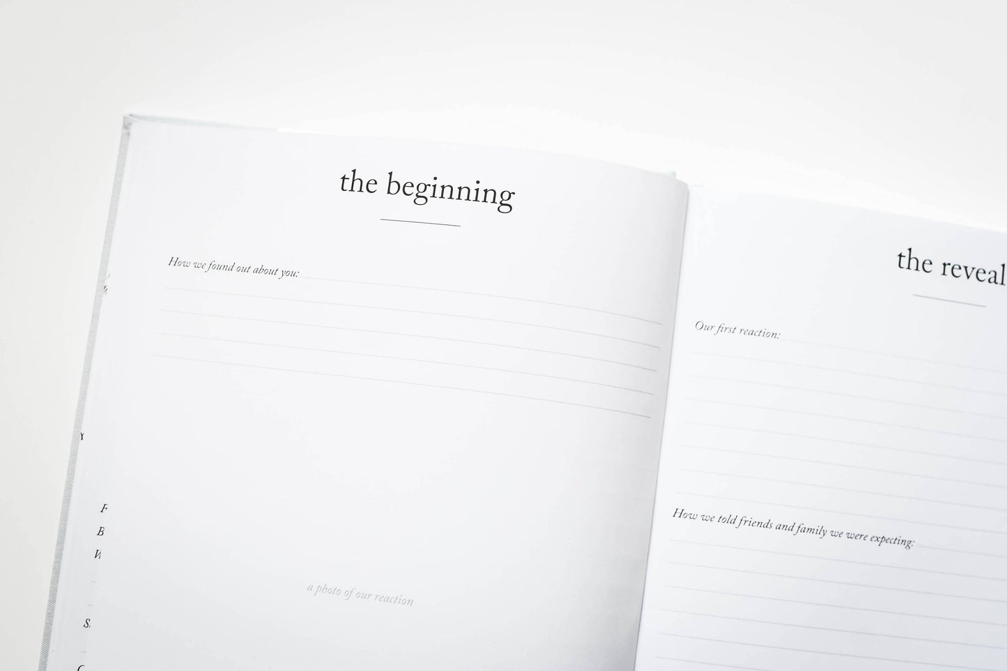 Baby's First Year Memory Book & Photo Album | Sage Green