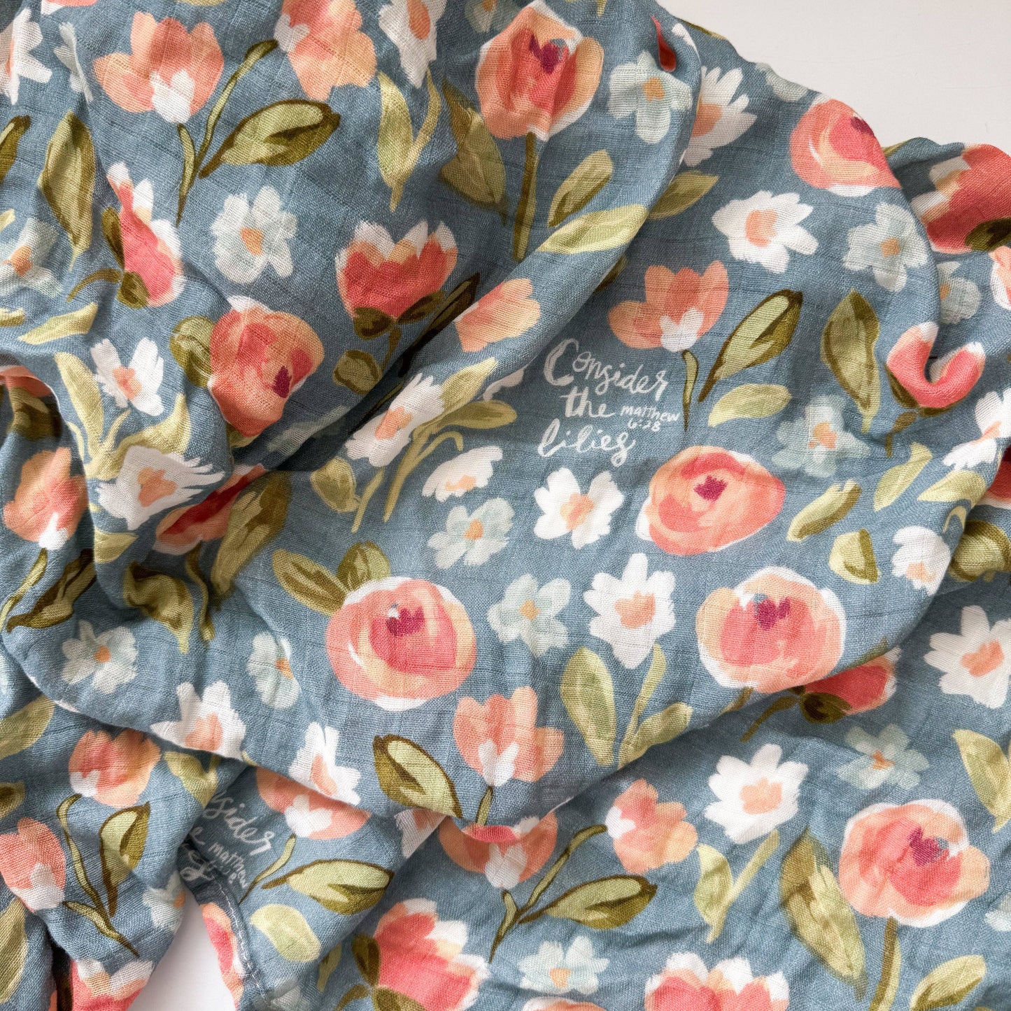 Muslin Baby Swaddle Blanket | Consider the Lilies