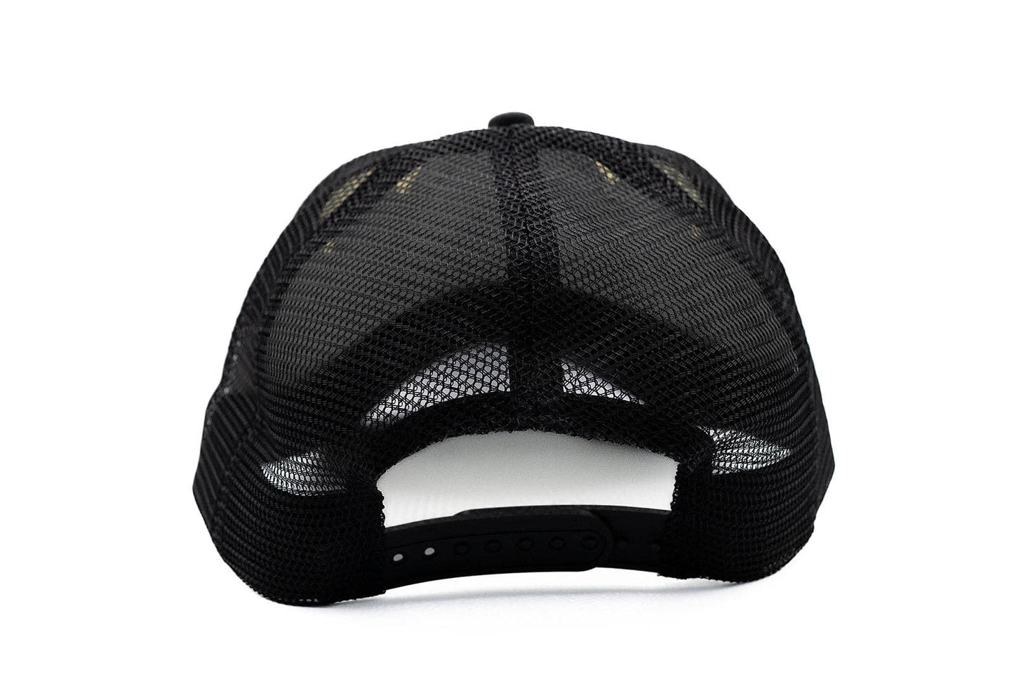 Bass Fish Trucker Hat | Black/White