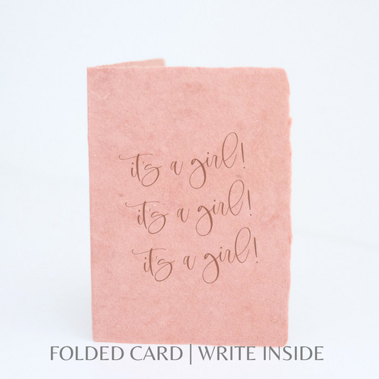 It's a Girl! | Greeting Card