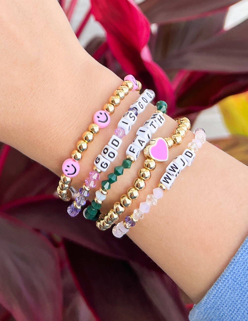 Choose Joy Letter Bracelet: Large