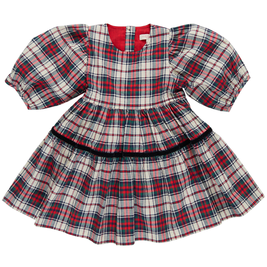 Maribelle Dress | Holly Tartan