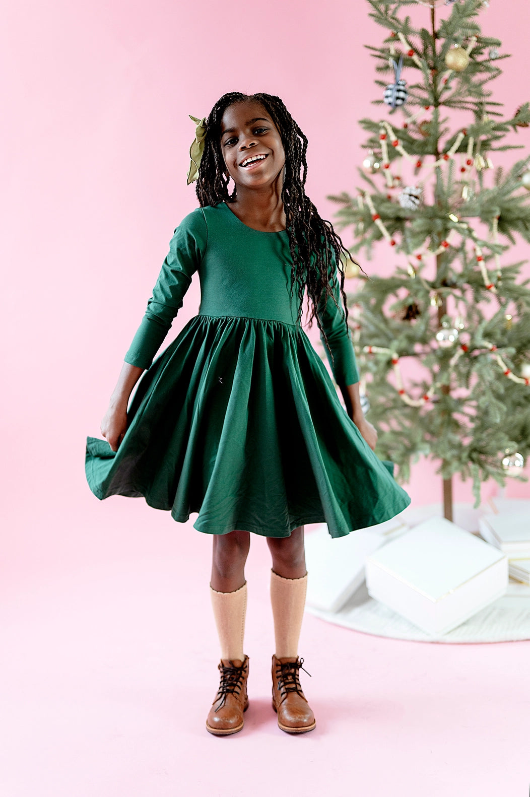 Gwendolyn Dress | Evergreen