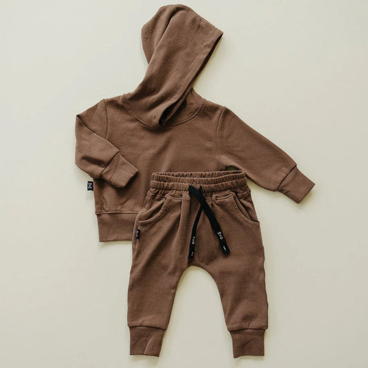 Harley Hoodie & Jogger Set | Chocolate Brown