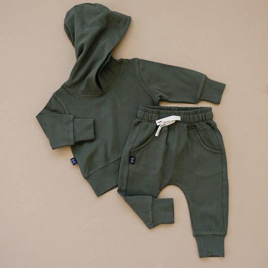 Harley Hoodie & Jogger Set | Olive Green
