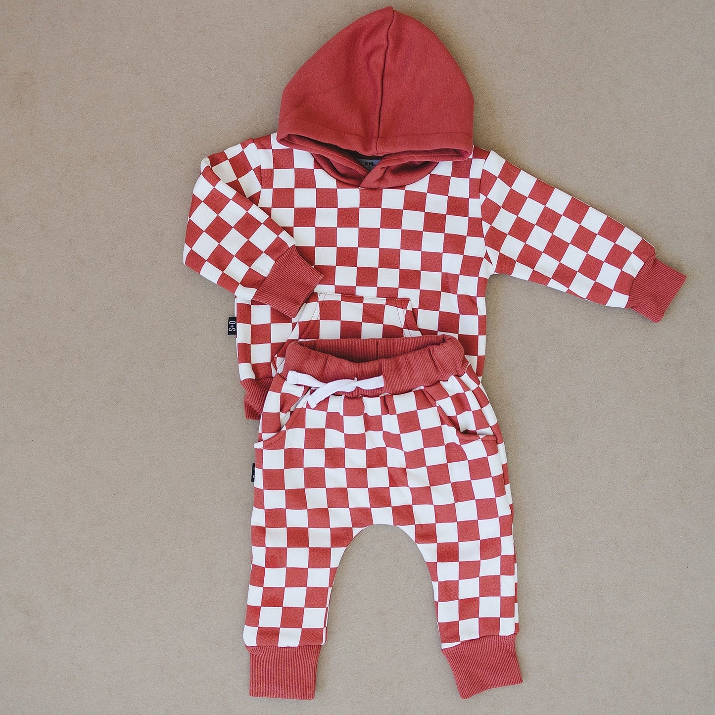Jogger Set | Red Checker