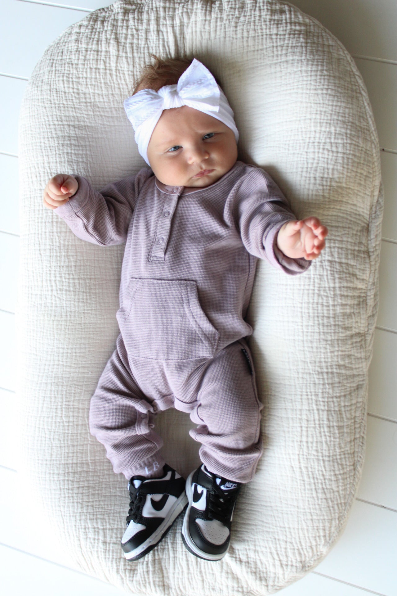 Waffle Romper | Thistle