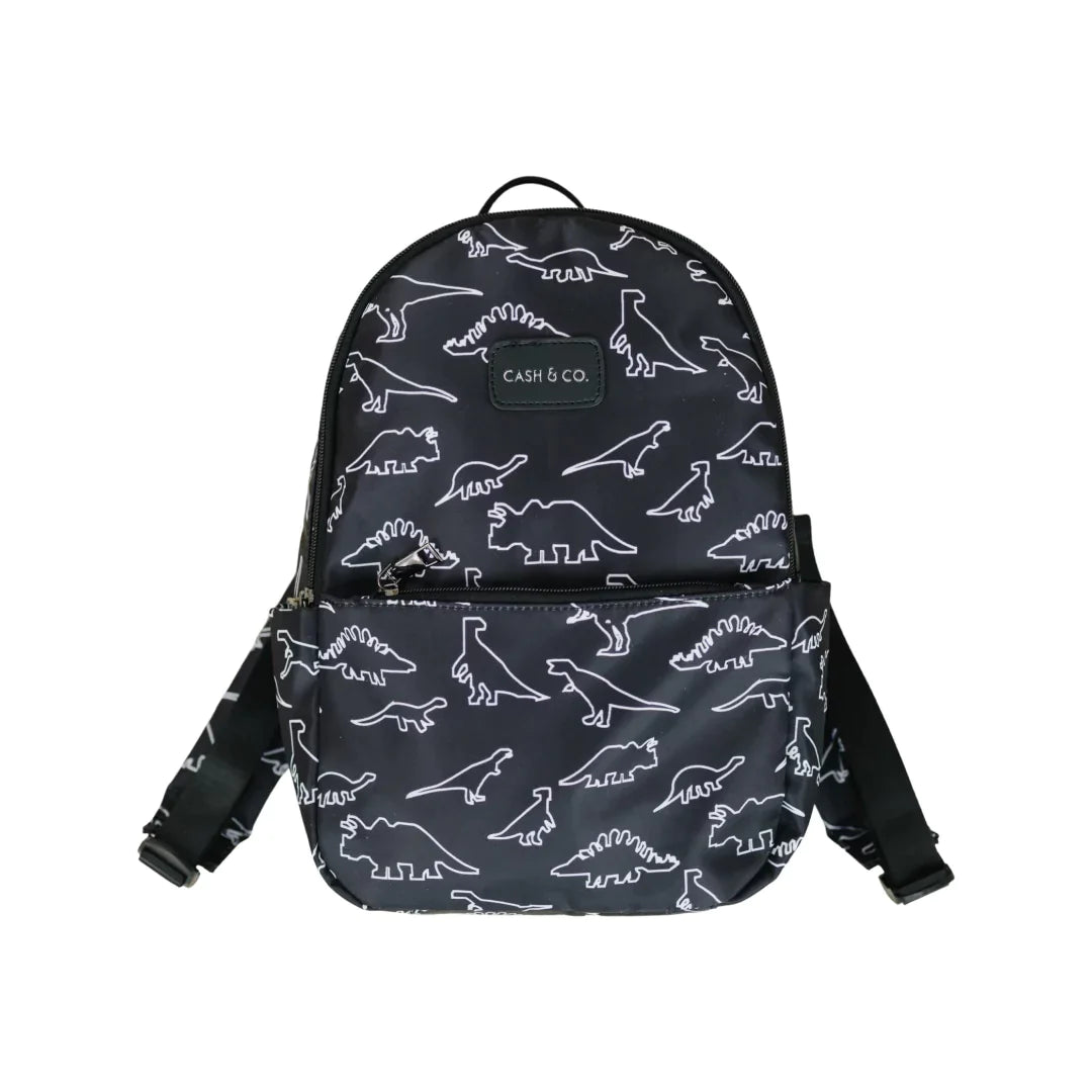 Black Dino Backpack