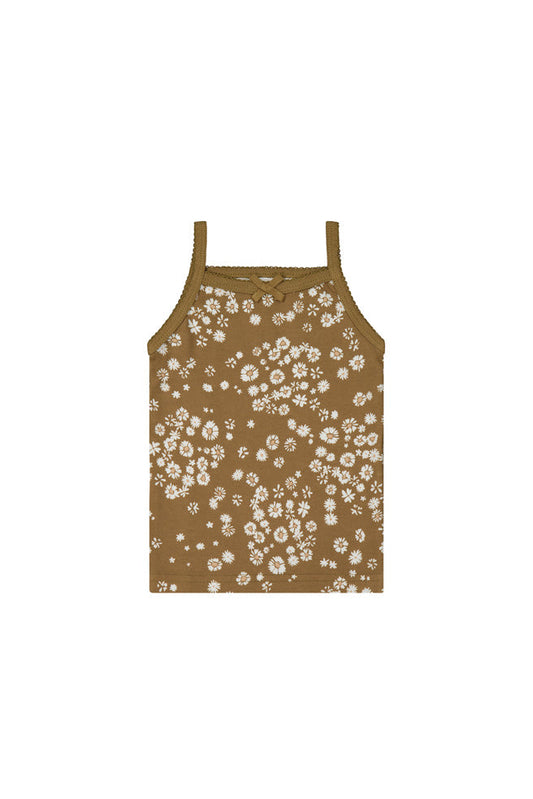 Tank Singlet - Daisy Floral