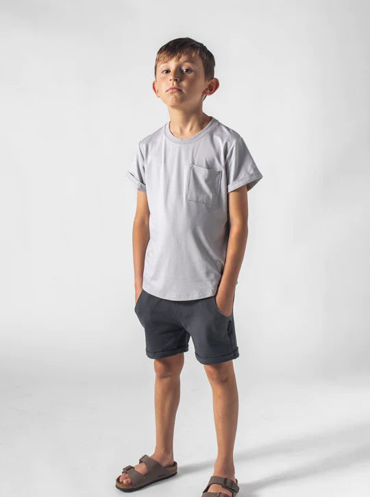 Bamboo Pocket Tee | Frost