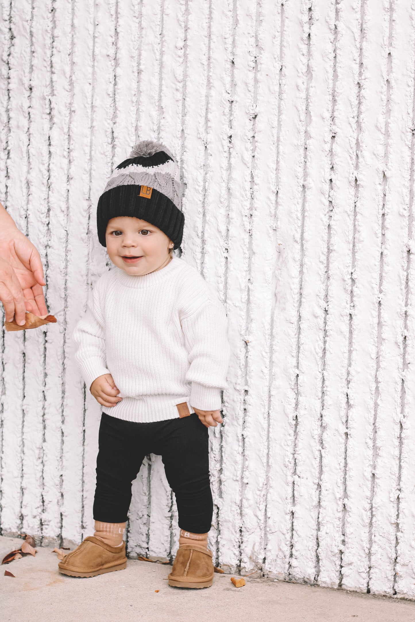 Chunky Pom Beanie | Black