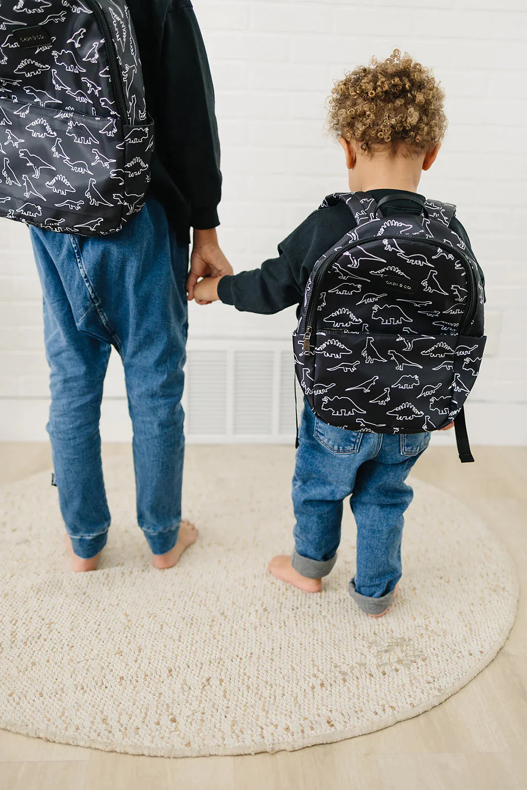 Black Dino Backpack