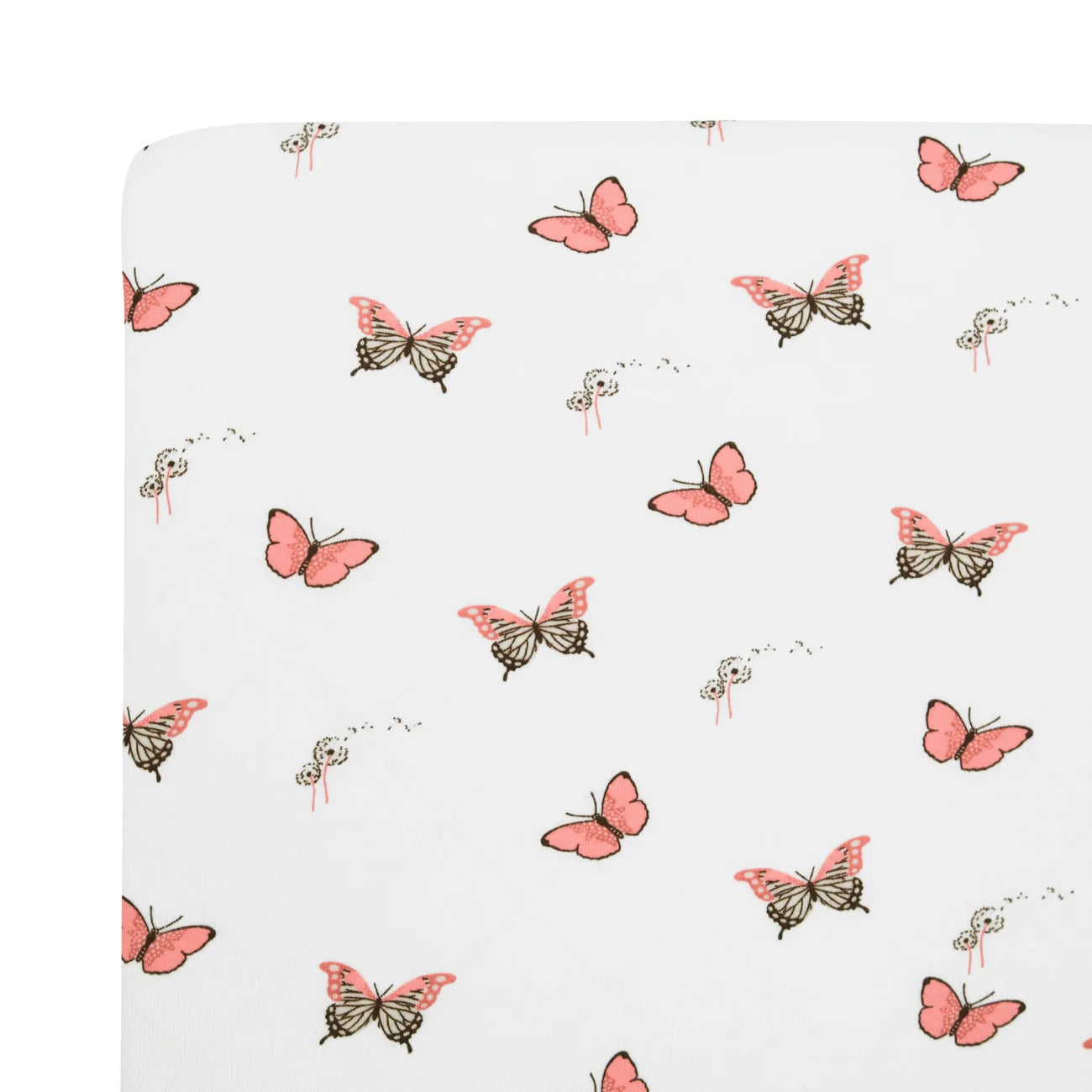 Bamboo Crib Sheet in Butterflies