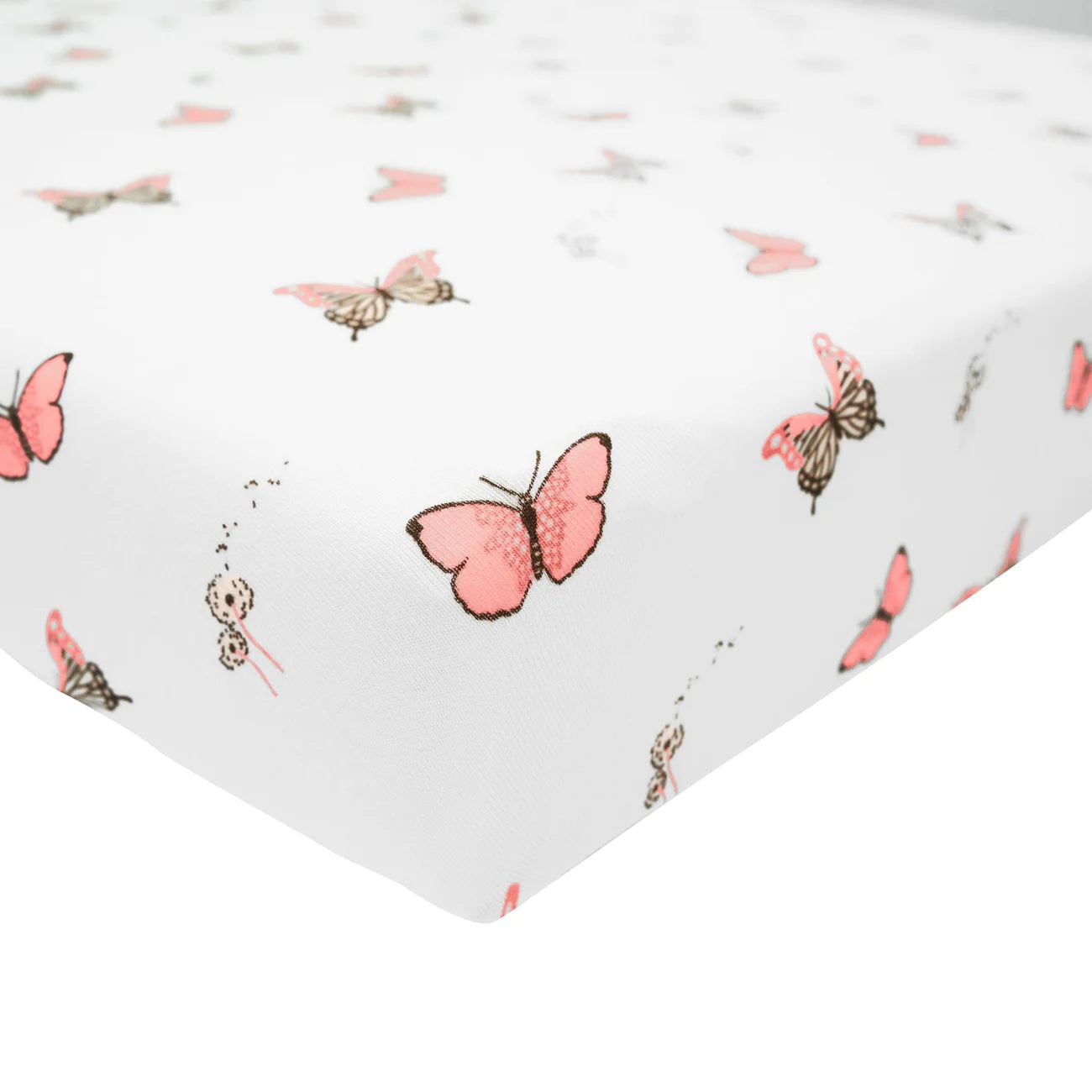 Bamboo Crib Sheet in Butterflies