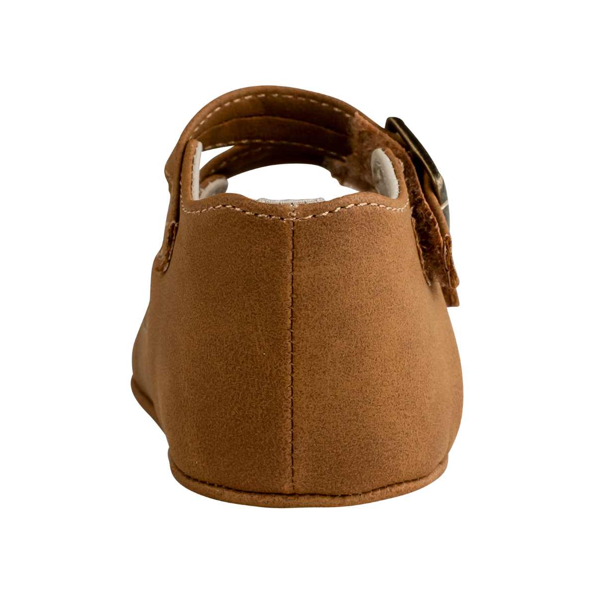 Leah Infant Double Strap Soft Sole Mary Jane | Brown