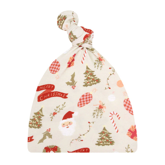 Mistletoe Top Knot Hat