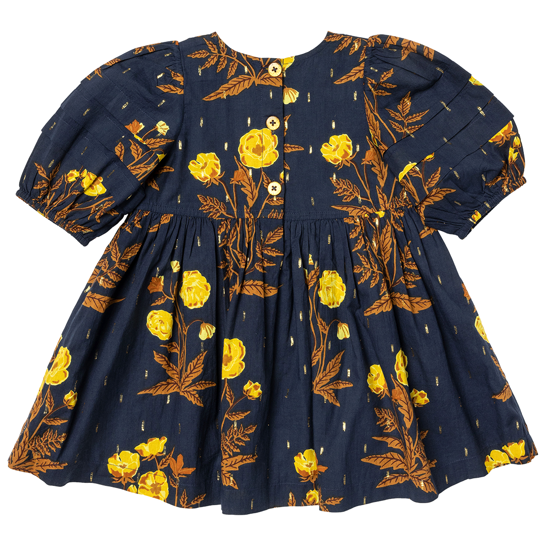 Brooke Dress | Navy Poppy