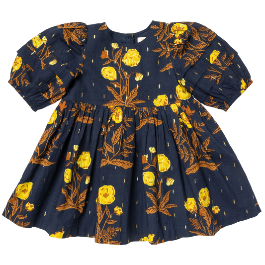 Brooke Dress | Navy Poppy