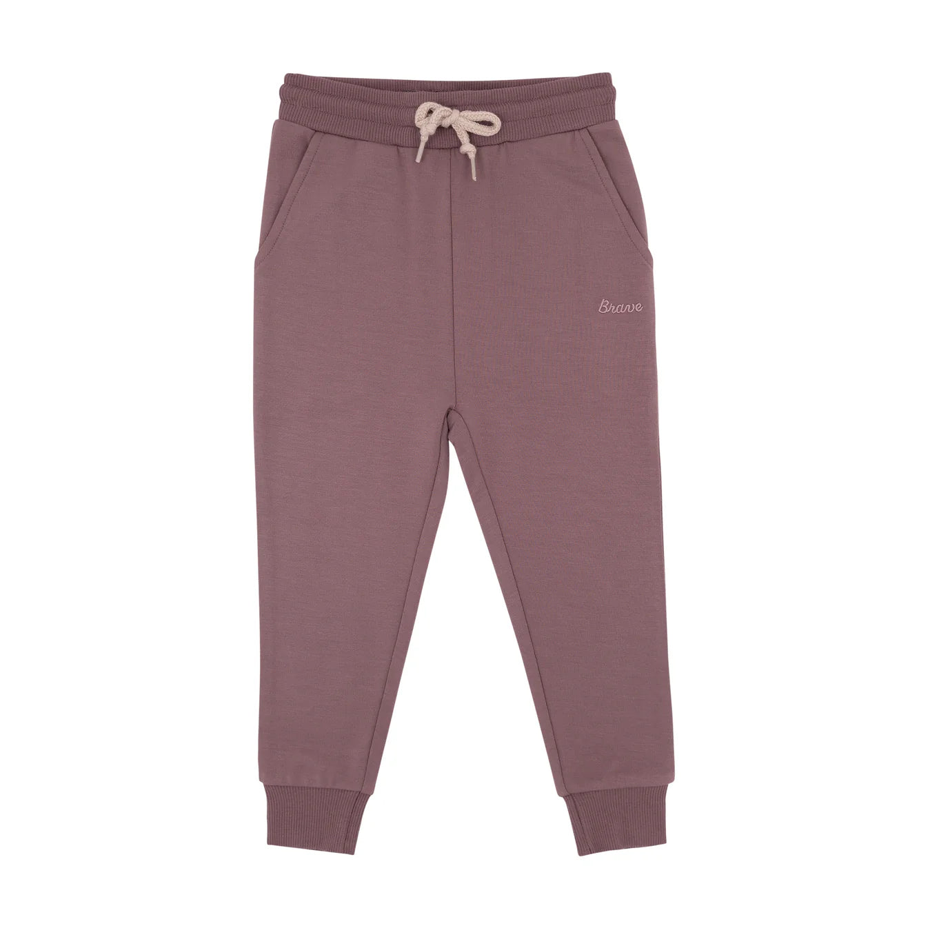 Bamboo French Terry Joggers | Plum