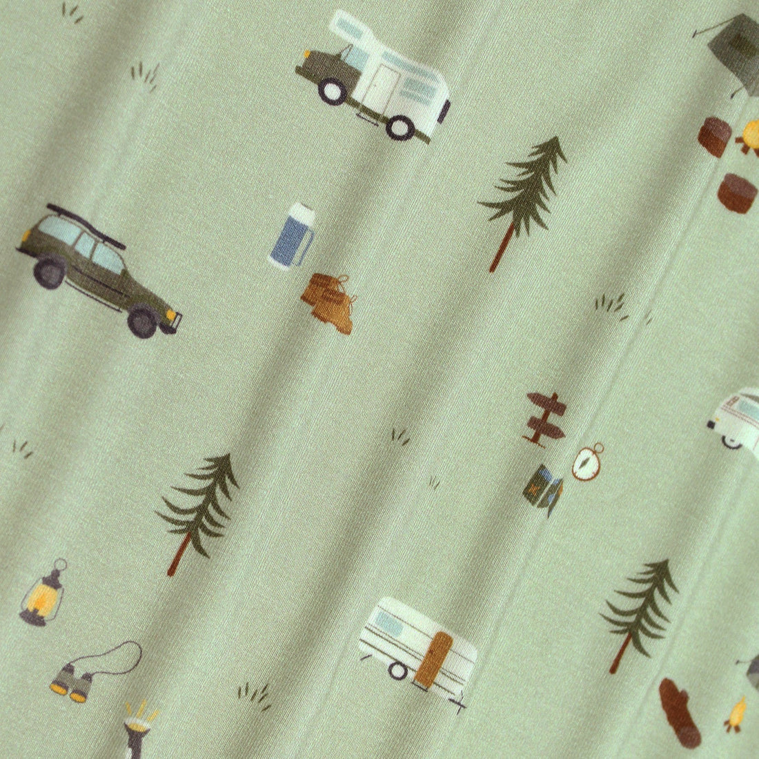 Two-Piece Bamboo Pajama Set | Happy Camper